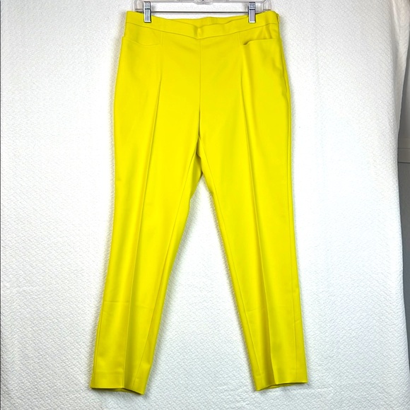 Akris Punto Ankle Bright Yellow Trousers Summer Pants...